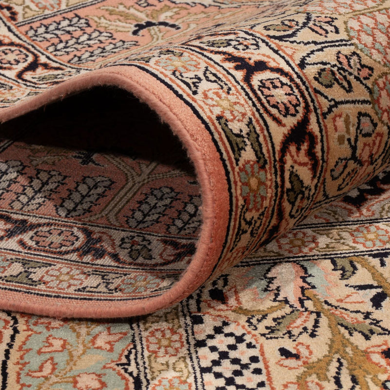 Seidenteppich - Kaschmir Seide - 238 x 324 cm - beige