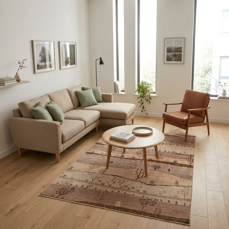 Ariana Teppich 148x200cm - Orientteppich - beige