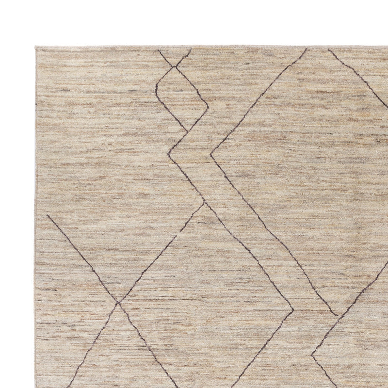 Berber Teppich 276x362cm - Wollteppich - beige