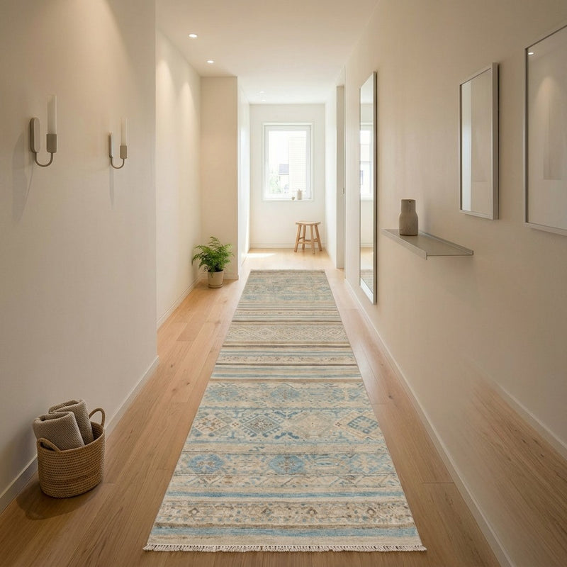 Shal Teppich 80x297cm - Orientteppich - mehrfarbig