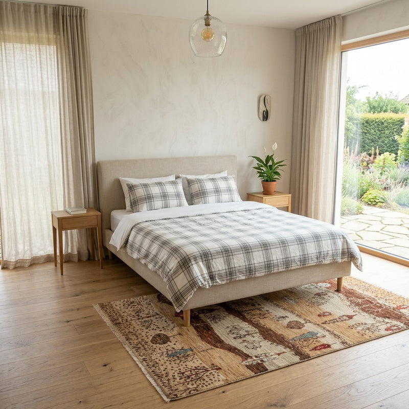 Ariana Teppich 123x184cm - Orientteppich - beige