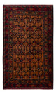 Belutsch Teppich - 105 x 184 cm - rost