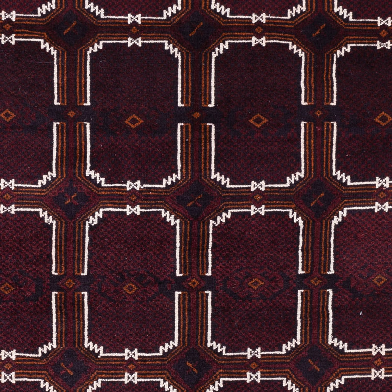Belutsch Teppich 130x207cm - Orientteppich - dunkelbraun