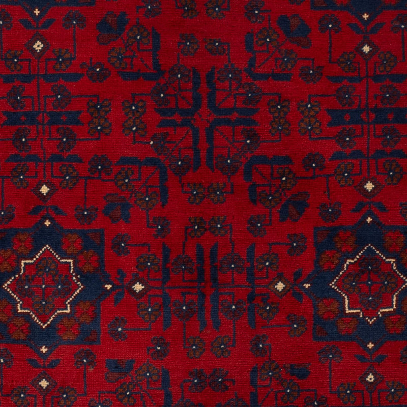 Khal Mohammadi Teppich 126x194cm - Orientteppich - dunkelrot