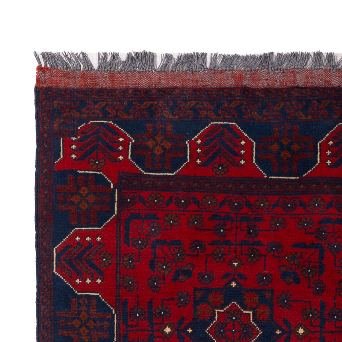 Khal Mohammadi Teppich 126x194cm - Orientteppich - dunkelrot