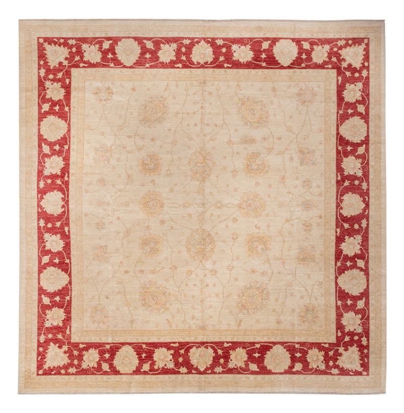 Ziegler Teppich 394x398cm - Orientteppich - beige