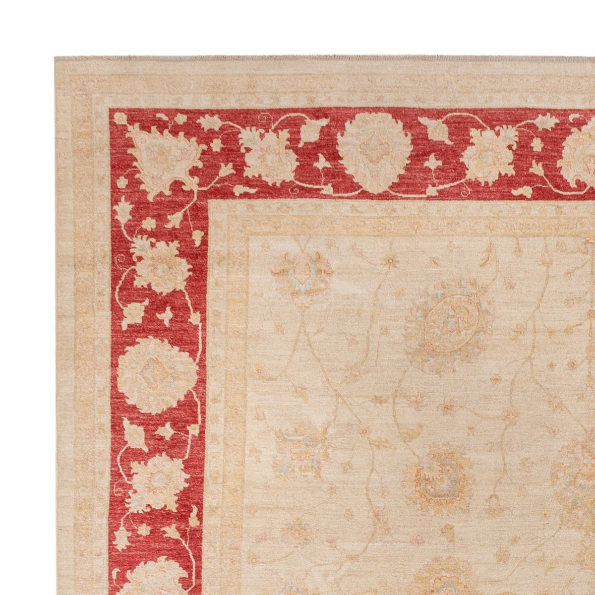 Ziegler Teppich 394x398cm - Orientteppich - beige