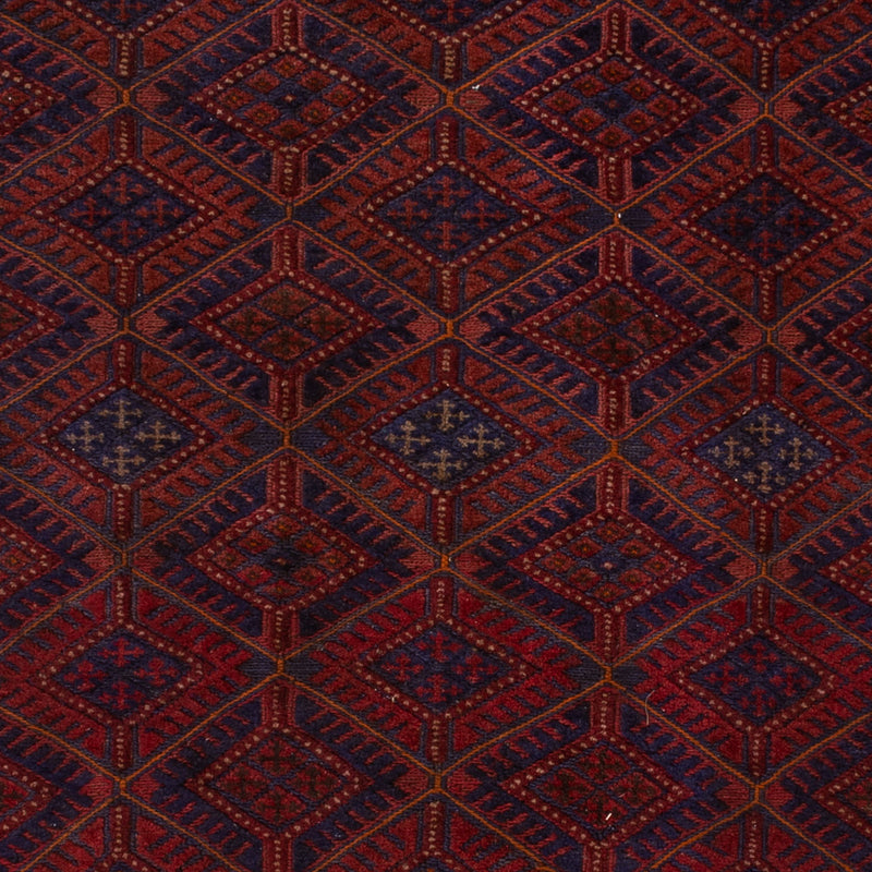 Kelim Afghan Teppich 203x270cm - rot