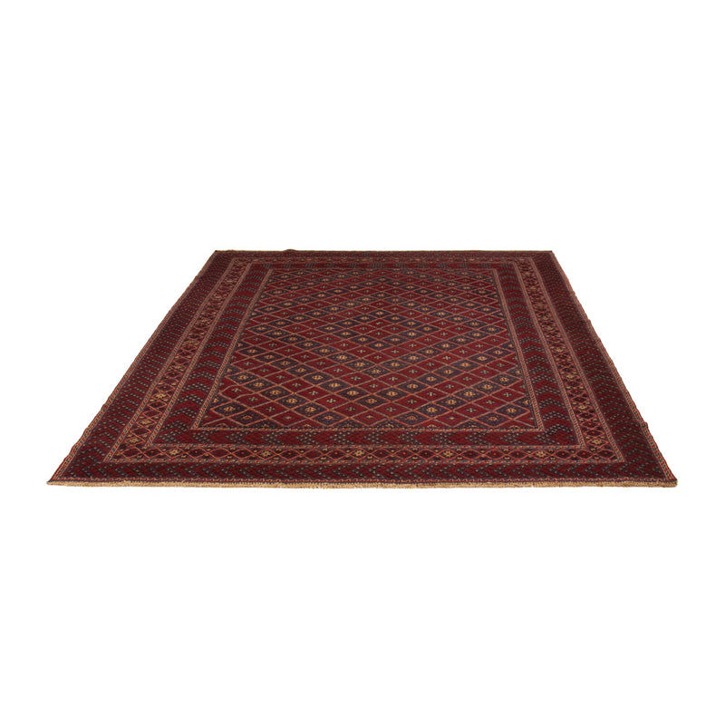 Kelim Afghan Teppich 210x271cm - rot