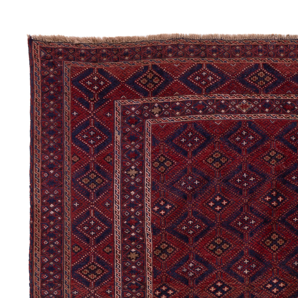Kelim Afghan Teppich 198x269cm - rot
