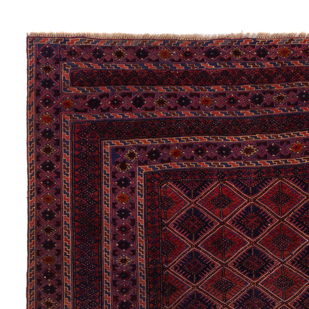 Kelim Afghan Teppich 210x284cm - rot