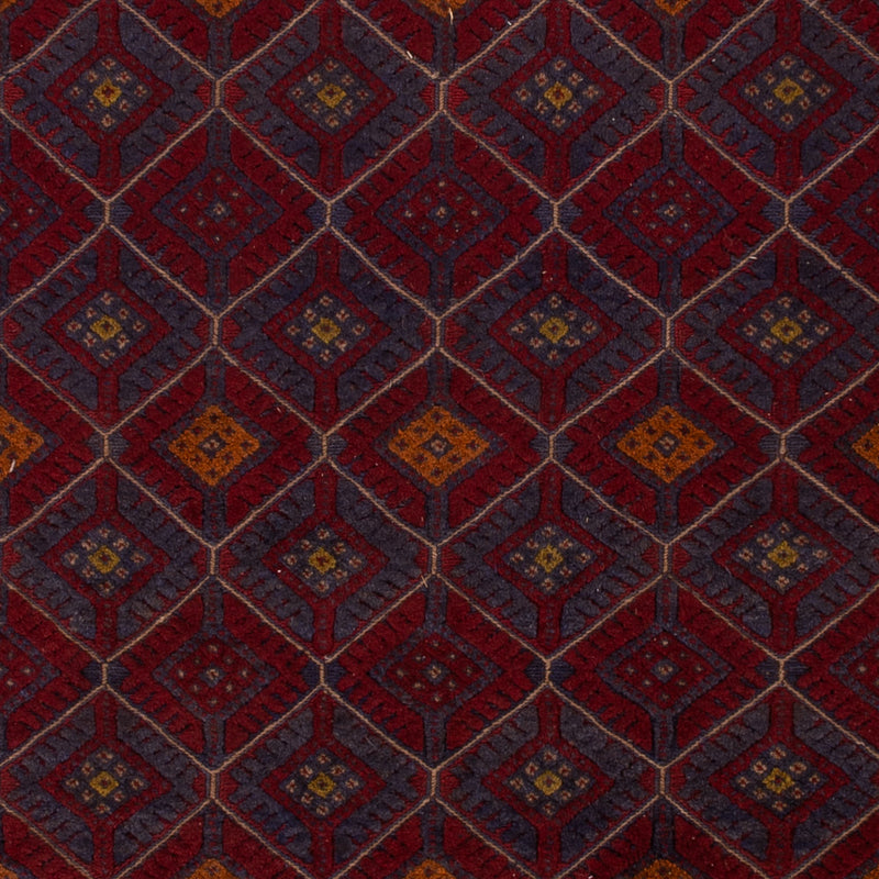 Kelim Afghan Teppich 205x278cm - rot