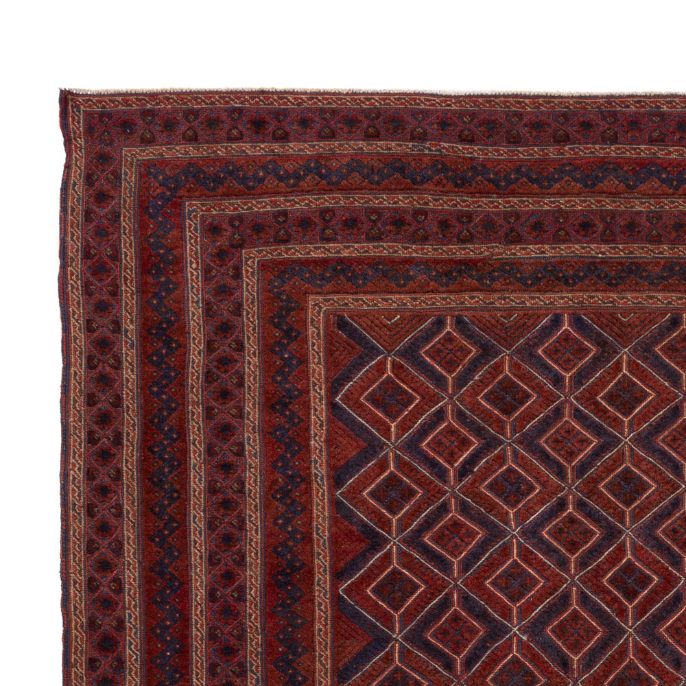 Kelim Afghan Teppich 203x287cm - rot