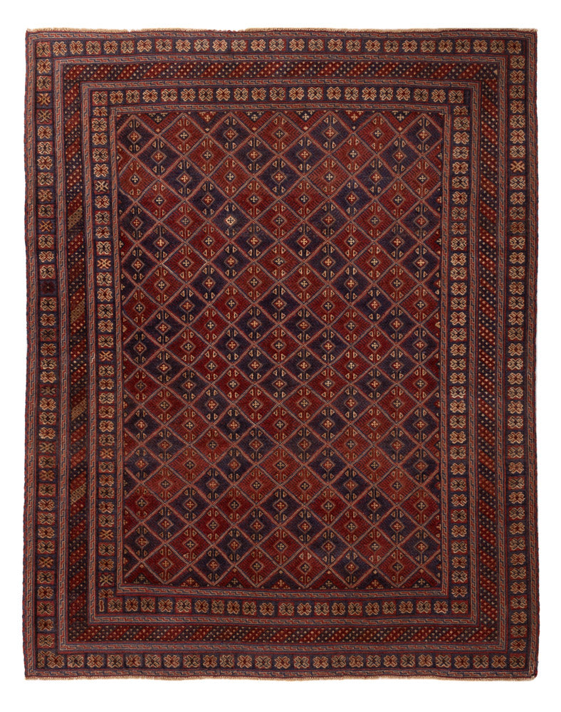 Kelim Afghan Teppich 200x260cm - rot