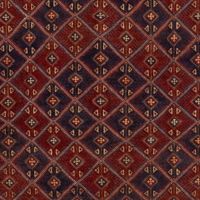Kelim Afghan Teppich 200x260cm - rot