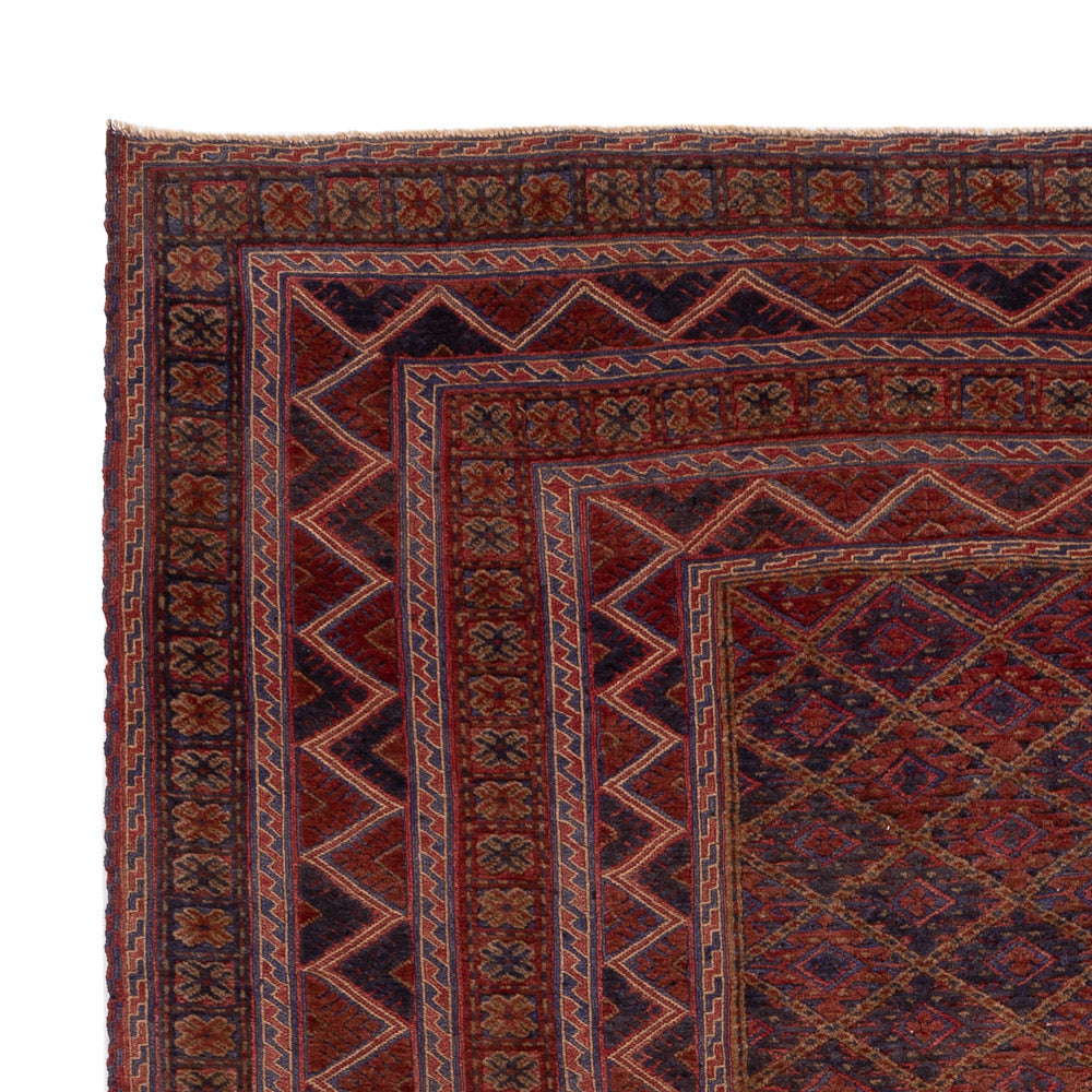 Kelim Afghan Teppich 202x271cm - rot