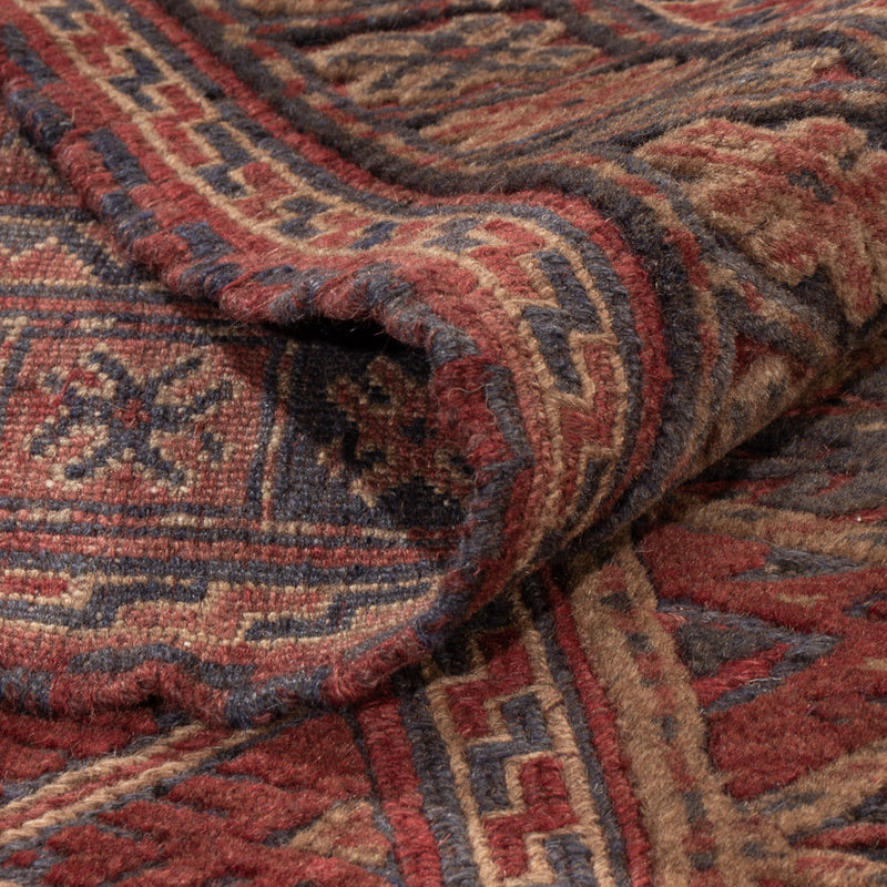 Kelim Afghan Teppich 202x271cm - rot