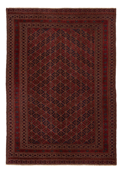 Kelim Afghan Teppich 197x285cm - rot