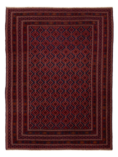 Kelim Afghan Teppich 212x283cm - rot