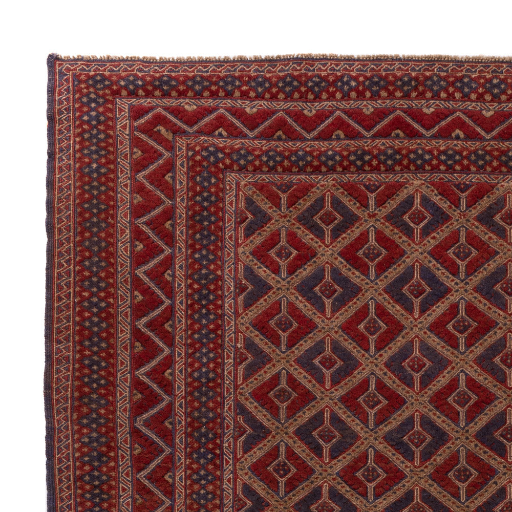 Kelim Afghan Teppich 192x257cm - rot