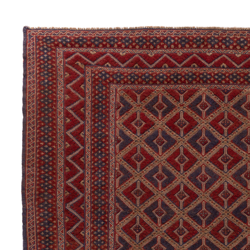 Kelim Afghan Teppich 192x257cm - rot
