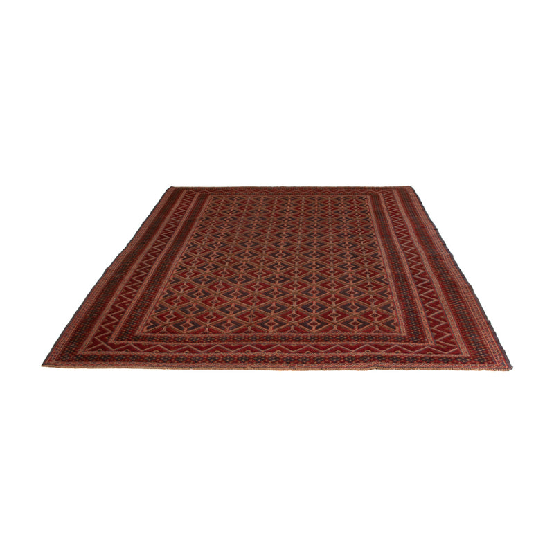 Kelim Afghan Teppich 192x257cm - rot