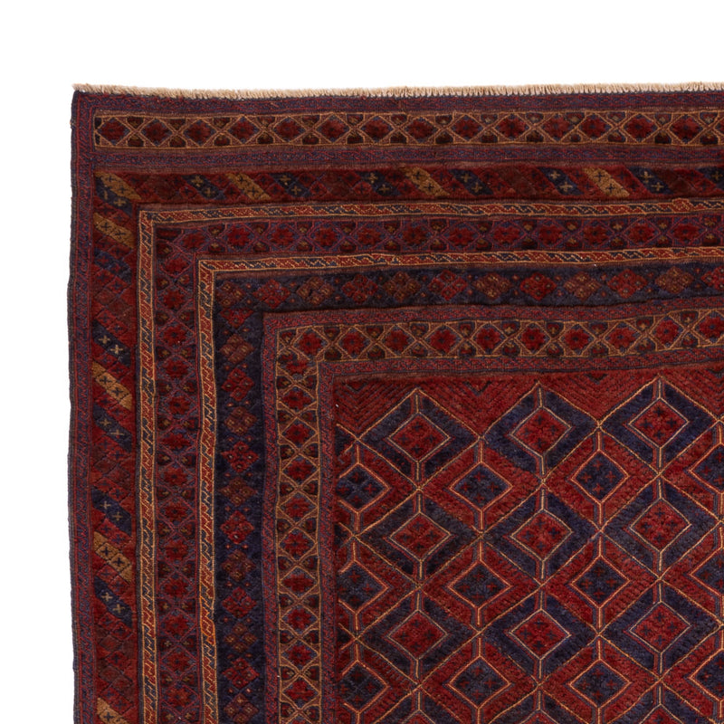 Kelim Afghan Teppich 218x273cm - rot