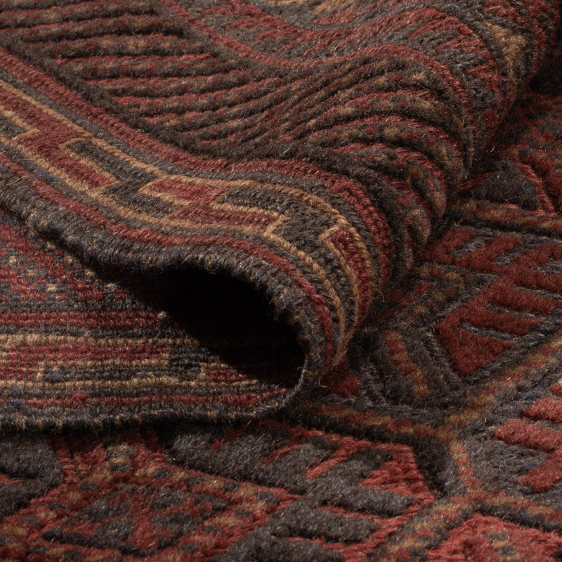 Kelim Afghan Teppich 200x264cm - rot