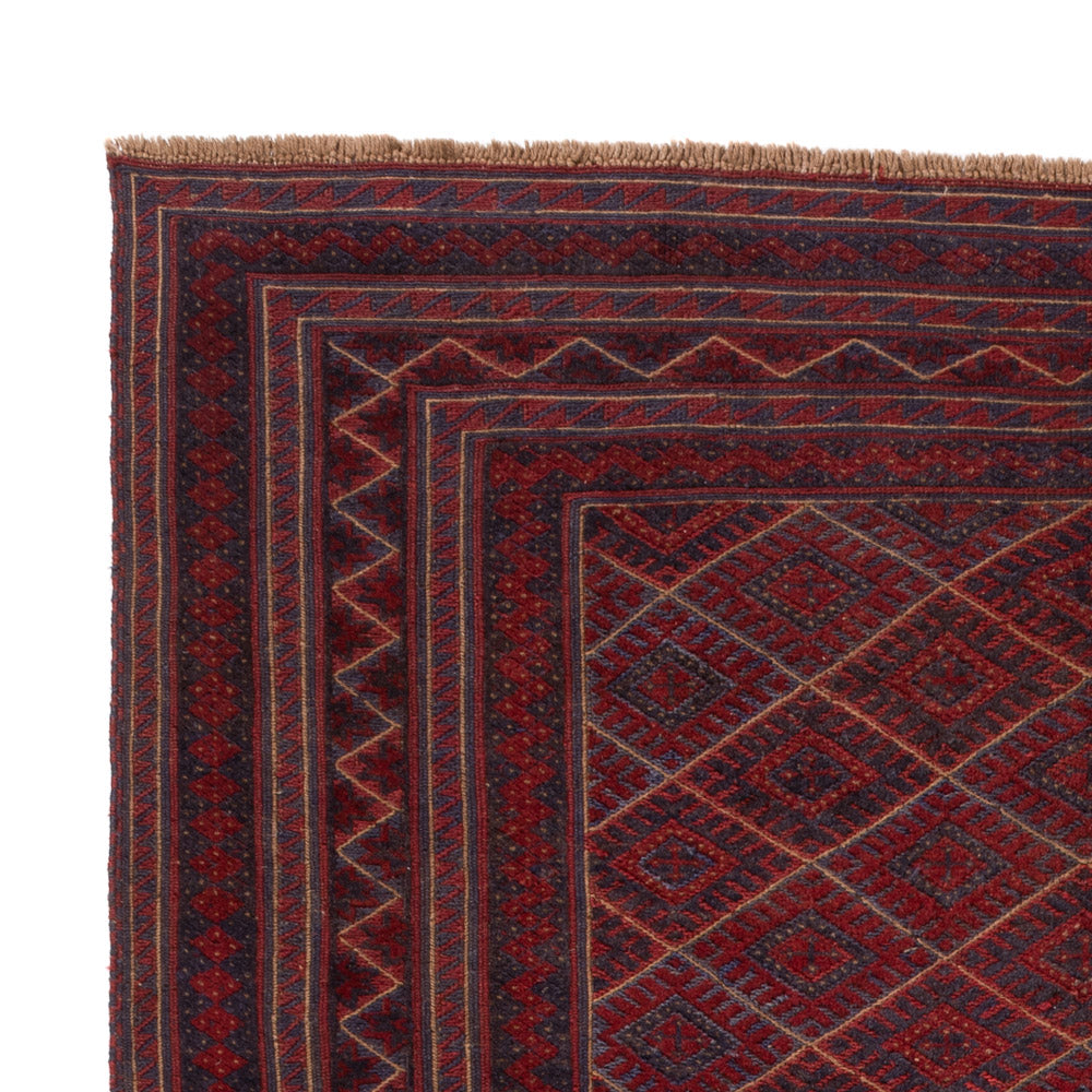 Kelim Afghan Teppich 195x279cm - rot
