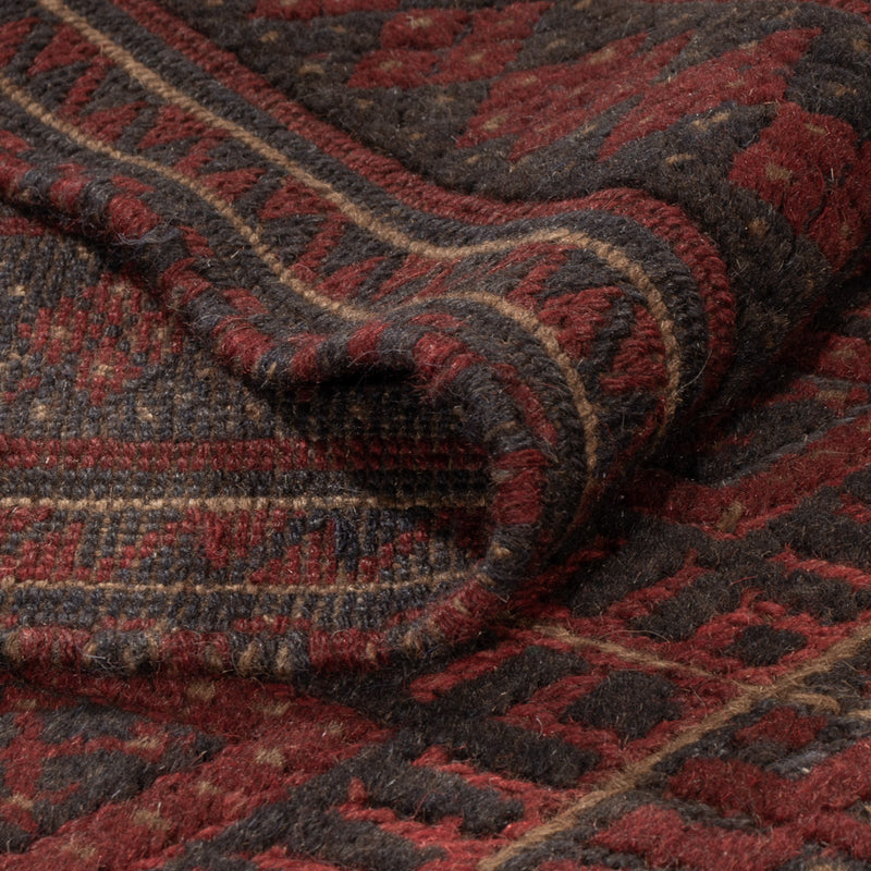 Kelim Afghan Teppich 195x279cm - rot