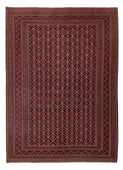 Kelim Afghan Teppich 201x283cm - rot