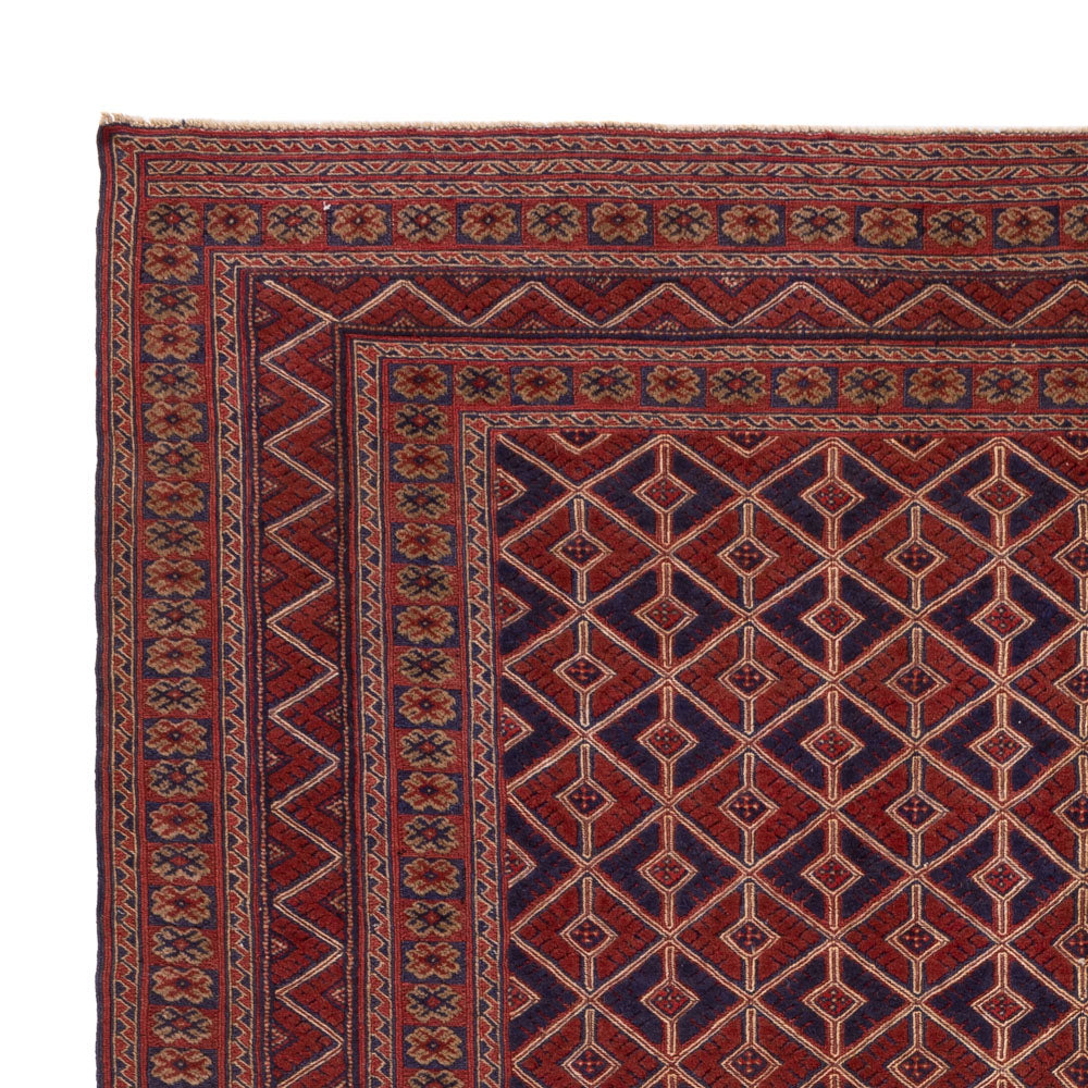 Kelim Afghan Teppich 201x283cm - rot