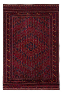 Kelim Afghan Teppich 200x314cm - rot – product image