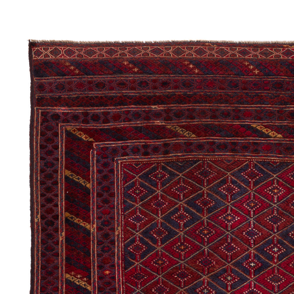 Kelim Afghan Teppich 200x314cm - rot