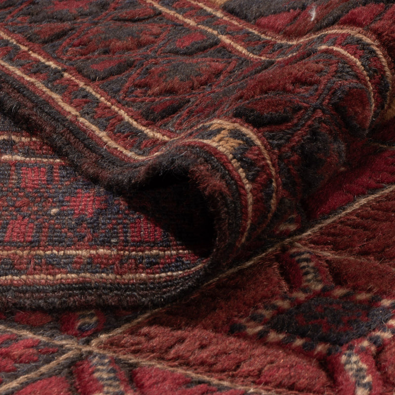 Kelim Afghan Teppich 200x314cm - rot