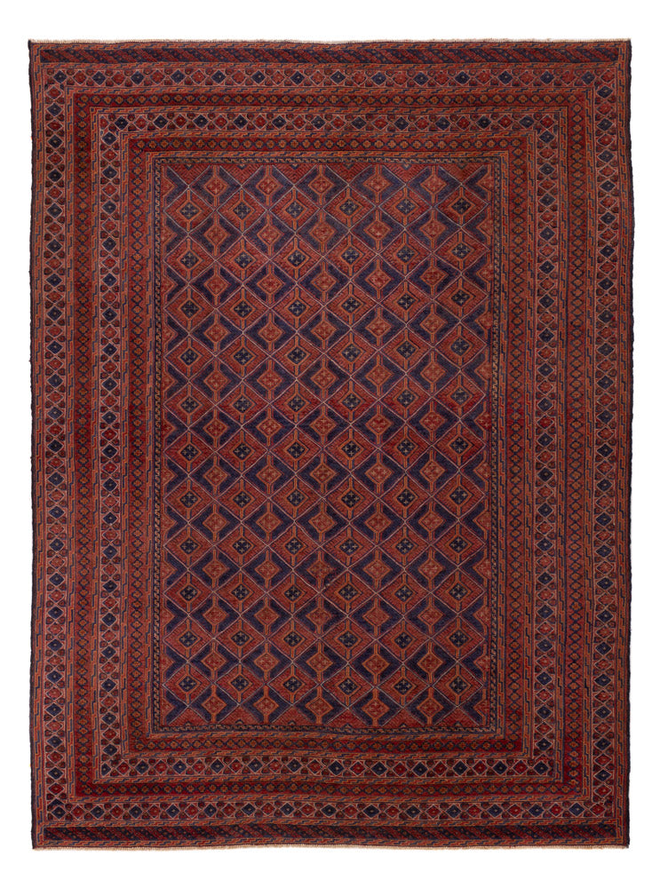 Kelim Afghan Teppich 205x283cm - rot