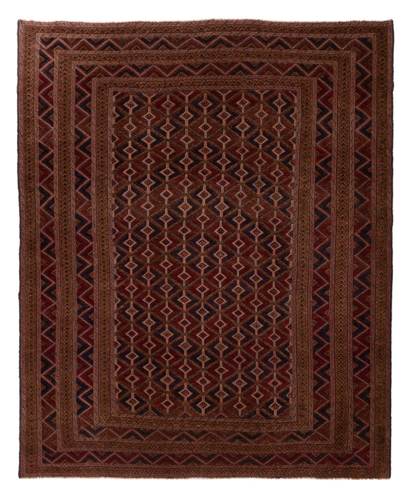 Kelim Afghan Teppich 199x239cm - rot