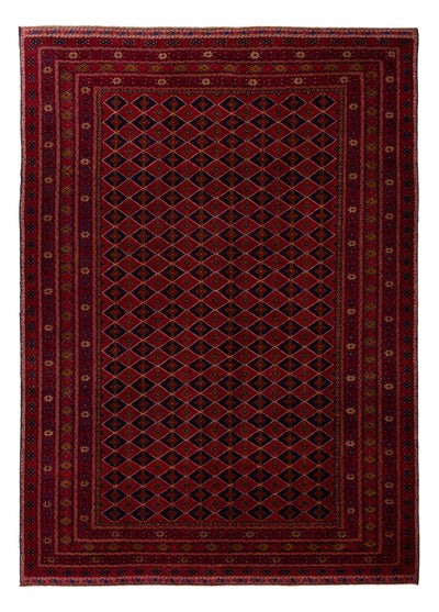 Kelim Afghan Teppich 201x277cm - rot