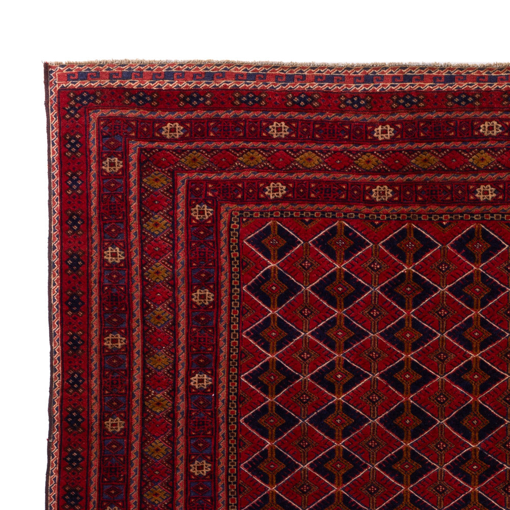Kelim Afghan Teppich 201x277cm - rot
