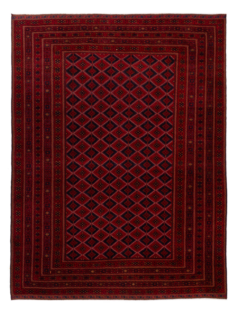 Kelim Afghan Teppich 200x273cm - rot