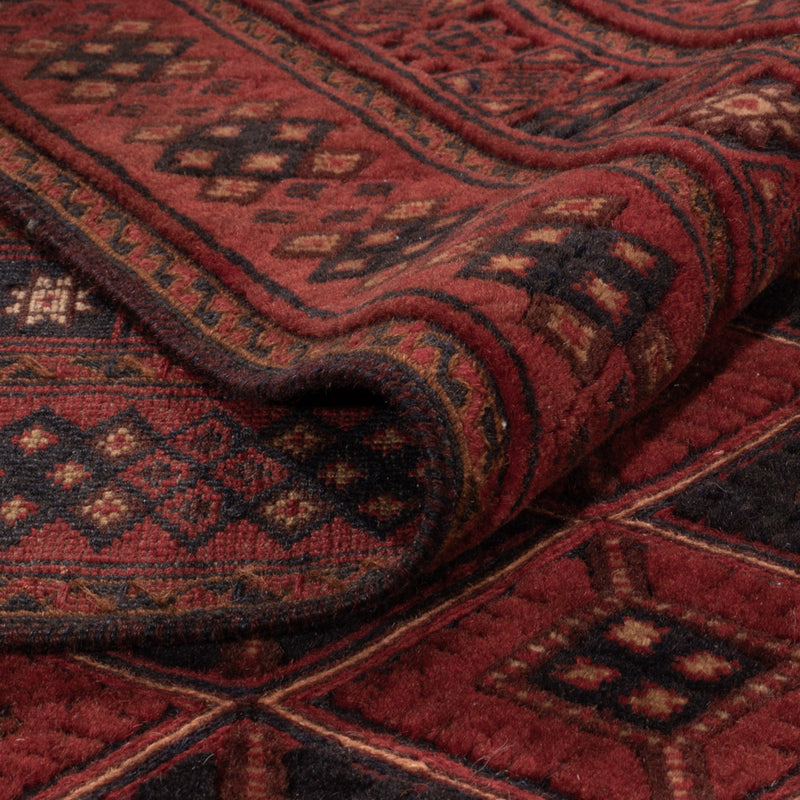 Kelim Afghan Teppich 200x273cm - rot