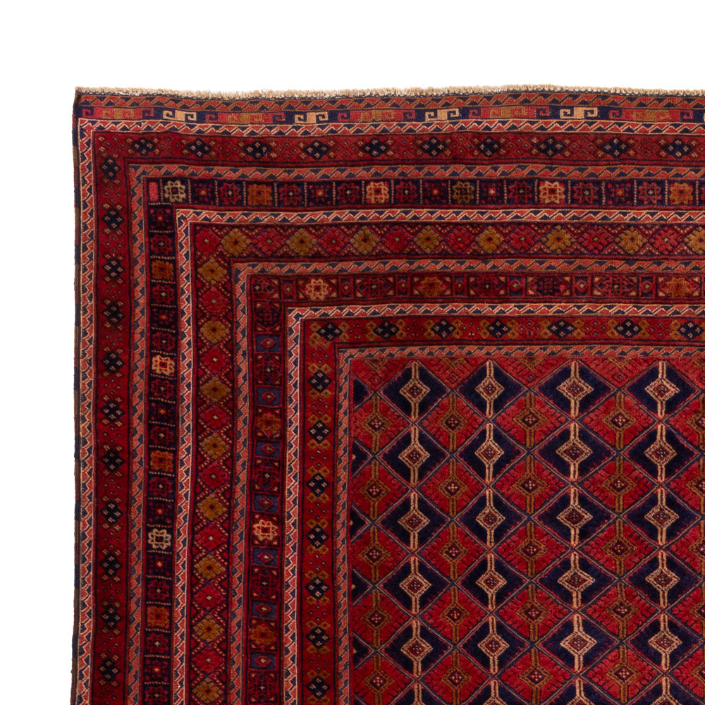 Kelim Afghan Teppich 197x274cm - rot