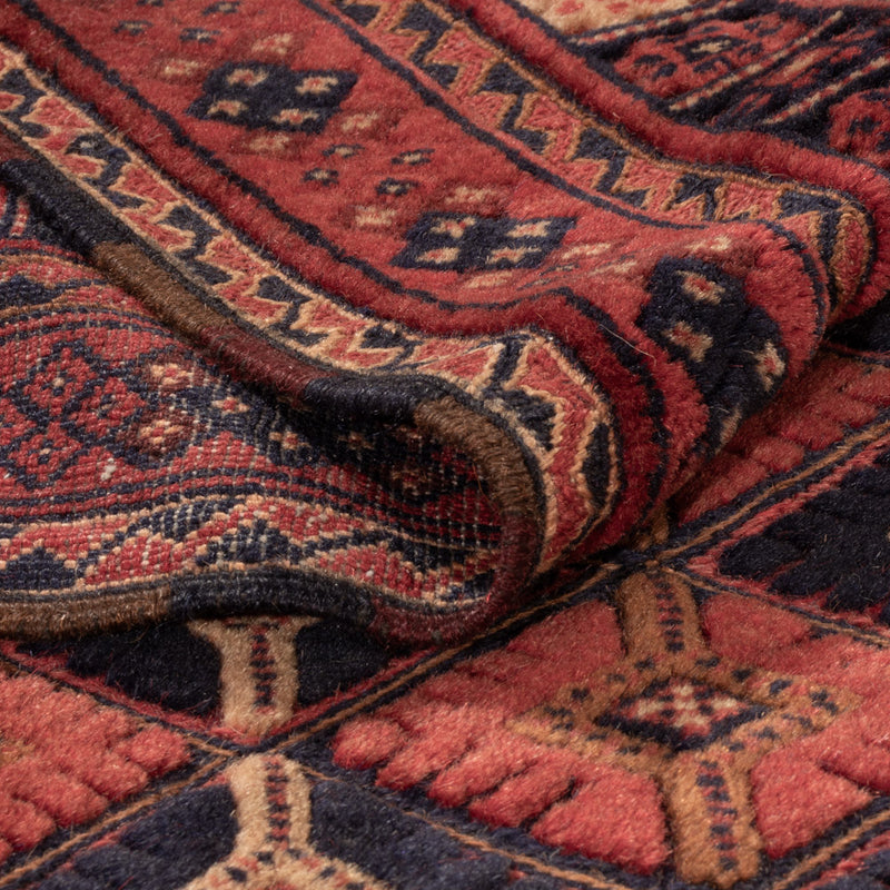 Kelim Afghan Teppich 197x274cm - rot