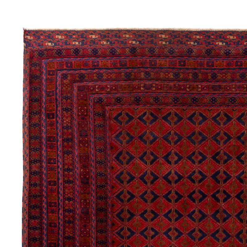 Kelim Afghan Teppich 210x295cm - rot