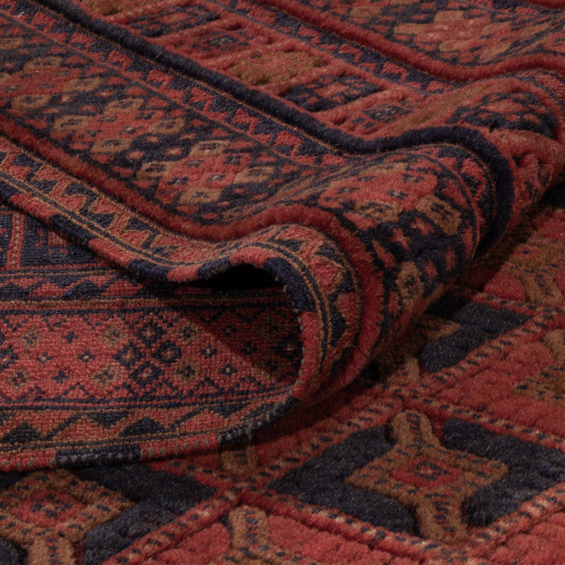Kelim Afghan Teppich 210x295cm - rot