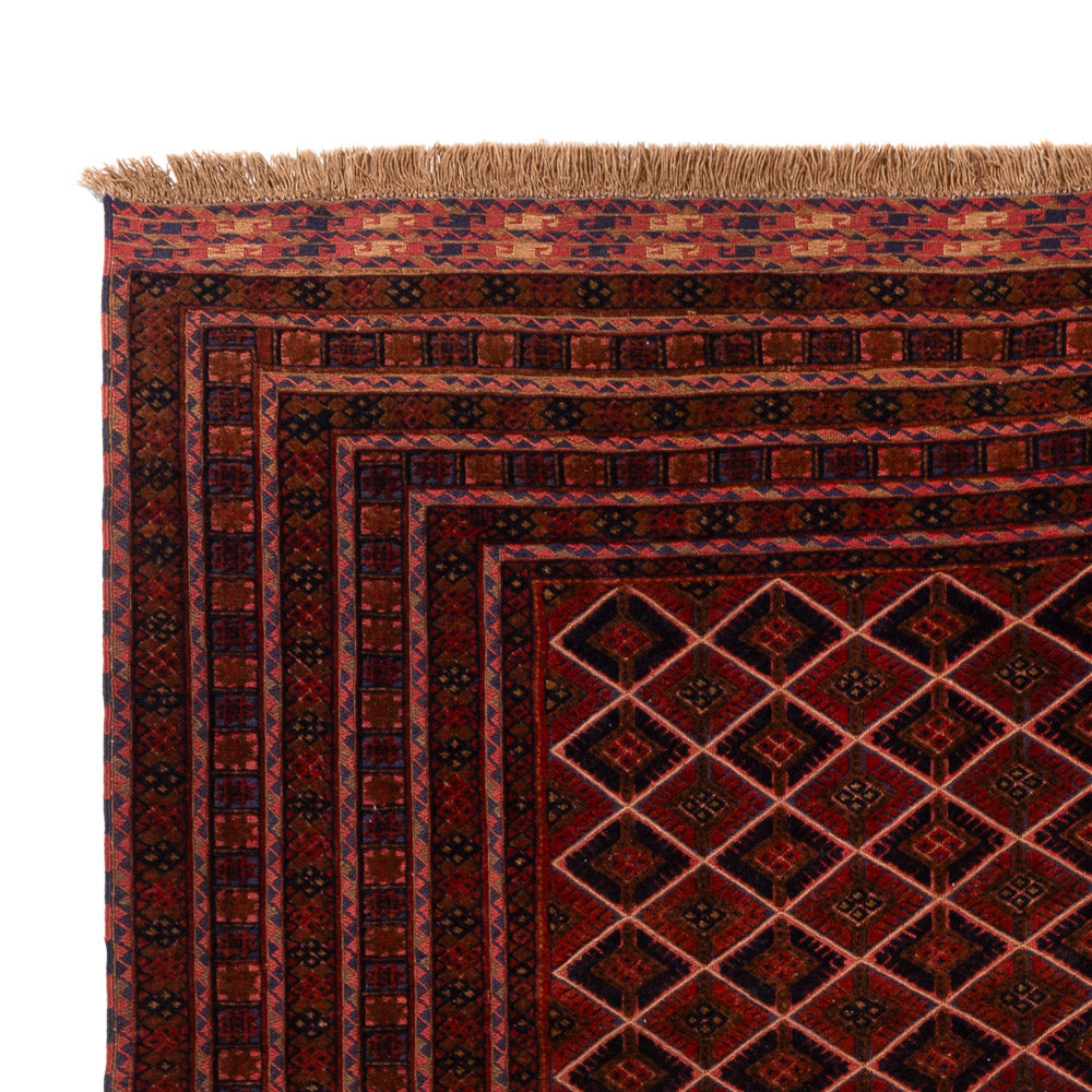 Kelim Afghan Teppich 210x286cm - rot