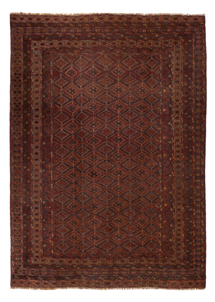 Kelim Afghan Teppich 199x278cm - rot