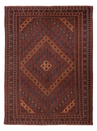 Kelim Afghan Teppich 204x287cm - rot