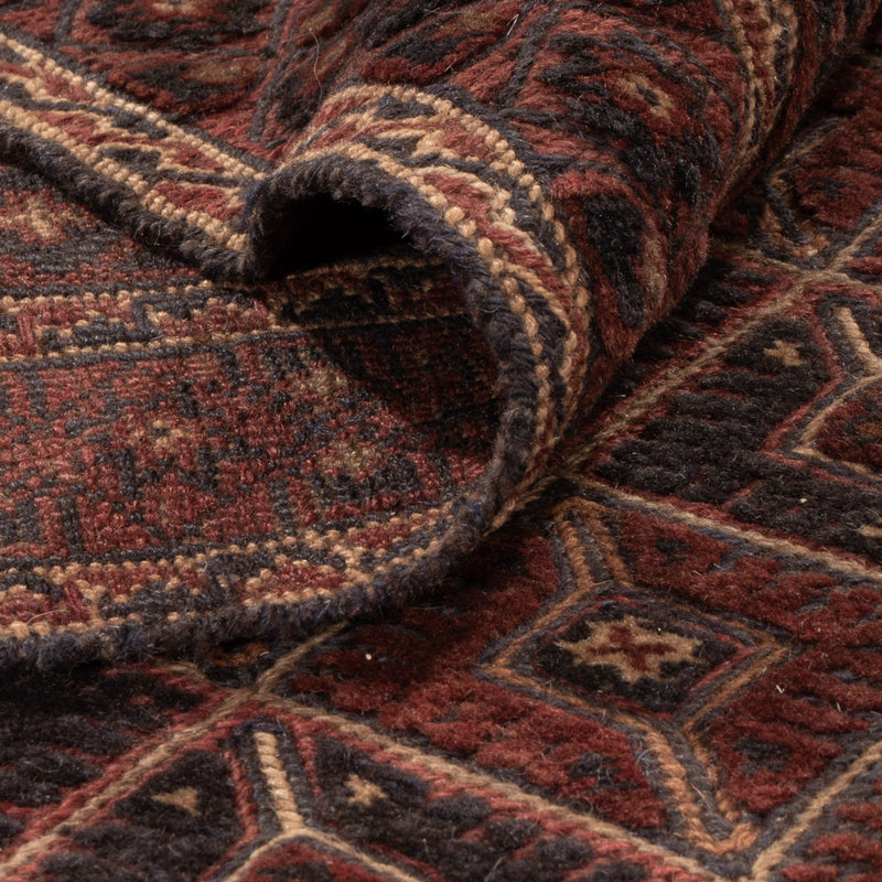 Kelim Afghan Teppich 194x287cm - rot
