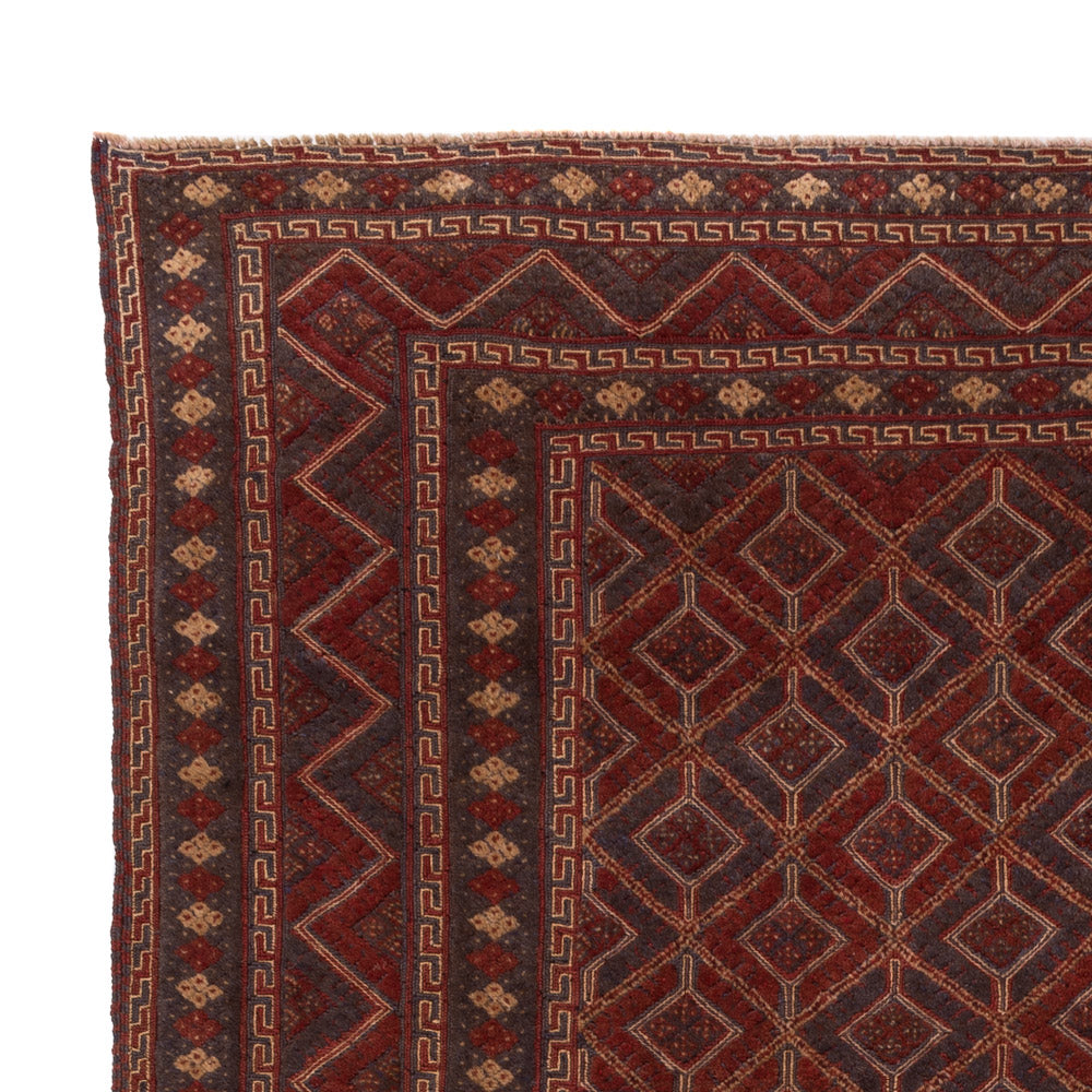 Kelim Afghan Teppich 198x281cm - rot